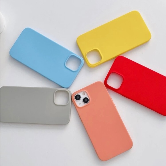 5pcs solid phone case - Picture 2 of 3